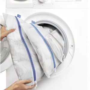 Rayen - Wasdroger - Wit - Herbruikbare Beschermtas voor het Wassen van Kleding - Drie Verschillende Maten