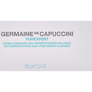 GERMAINE DE CAPUCCINI - Purexpert I Dermo-reiniger tegen perfecties, zonder zeep, leer met mee-eters, reiniging voor vettige huid, 100 g