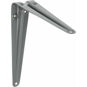 AMIG Plankdrager/planksteun van metaal - gelakt grijs - H200 x B150 mm