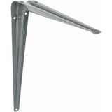 AMIG Plankdrager/planksteun van metaal - gelakt grijs - H350 x B300 mm