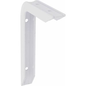 AMIG Plankdrager/planksteun van aluminium - gelakt wit - H150 x B100 mm - heavy support - boekenplank steunen