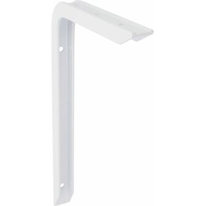 AMIG Plankdrager/planksteun van aluminium - gelakt wit - H350 x B200 mm - heavy support