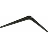 AMIG Plankdrager/planksteun van metaal - gelakt zwart - H350 x B300 mm