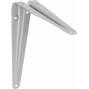 AMIG Plankdrager/planksteun van metaal - gelakt zilver - H200 x B150 mm