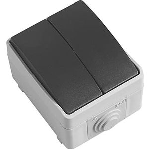 Amig 3612, waterdichte schakelaar, IP54, 10 A, 230 V, grijs