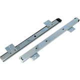 AMIG - Ondergeleiders - Gedeeltelijk Uittrekbaar - 40 cm - Softclosing - Wandmontage