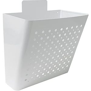 Post opvanger groot staal wit