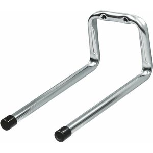 AMIG - Wandhaken - Zilver - Gelakt Metaal - Dubbele Haak