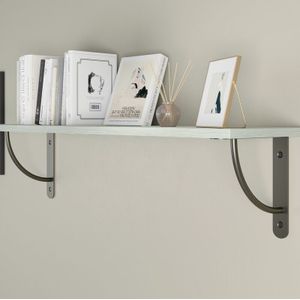AMIG Plankdrager/steun Heavy Support - metaal - zilver - H220 x B220 mm - Tot 150 kg - boekenplank steunen