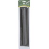 AMIG Brievenbusklep - zwart - metaal - 34,2 x 7,3 cm - energiebesparende brievenbus