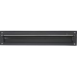 AMIG Brievenbusklep - zwart - metaal - 34,2 x 7,3 cm - energiebesparende brievenbus
