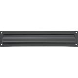 AMIG Brievenbusklep - zwart - metaal - 34,2 x 7,3 cm - energiebesparende brievenbus