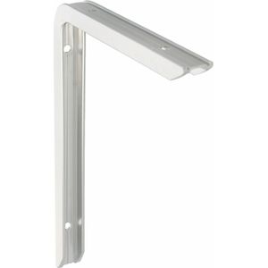 AMIG Plankdrager/planksteun - aluminium - gelakt zilver - H200 x B150 mm - max gewicht 60 kg - Plankdragers