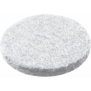 AMIG Anti-krasvilt - 8x - wit - 28 mm - rond - zelfklevend - meubel beschermvilt