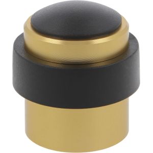 AMIG Deurstopper/Deurbuffer - 1x - D30mm - Inclusief Schroeven - Goud