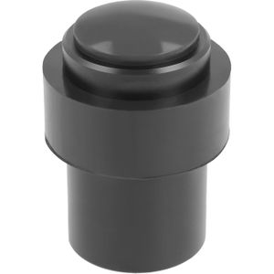 AMIG Deurstopper/deurbuffer - 1x - D30mm - inclusief schroeven - mat zwart