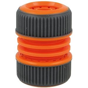 Amig - Slangreparatie | 1/2"" | Ideaal voor eenvoudige reparatie van waterlekken | Snelle en eenvoudige verbinding | ABS-kunststof en rubber | oranje en grijs