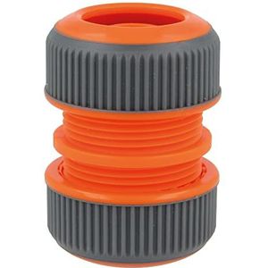 Amig - Slangreparatie | 3/4"" | Ideaal voor eenvoudige reparatie van waterlekken | Snelle en eenvoudige verbinding | ABS-kunststof en rubber | oranje en grijs