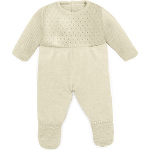MINILAND Pyjama - Wit - Geschikt voor Poppen van 40 cm - Zacht Materiaal
