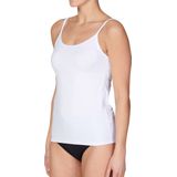 Avet - 70191 - Microfiber Hemdje - Wit & Zwart - Dames Onderhemd - Singlet Dames