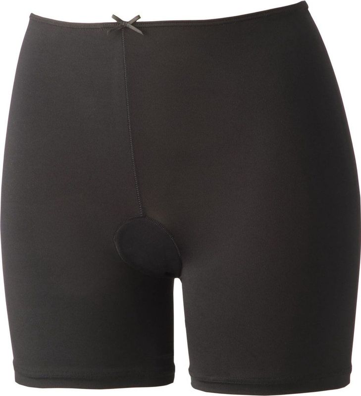 Avet Set dames boxershort lang (L, zwart), zwart, L