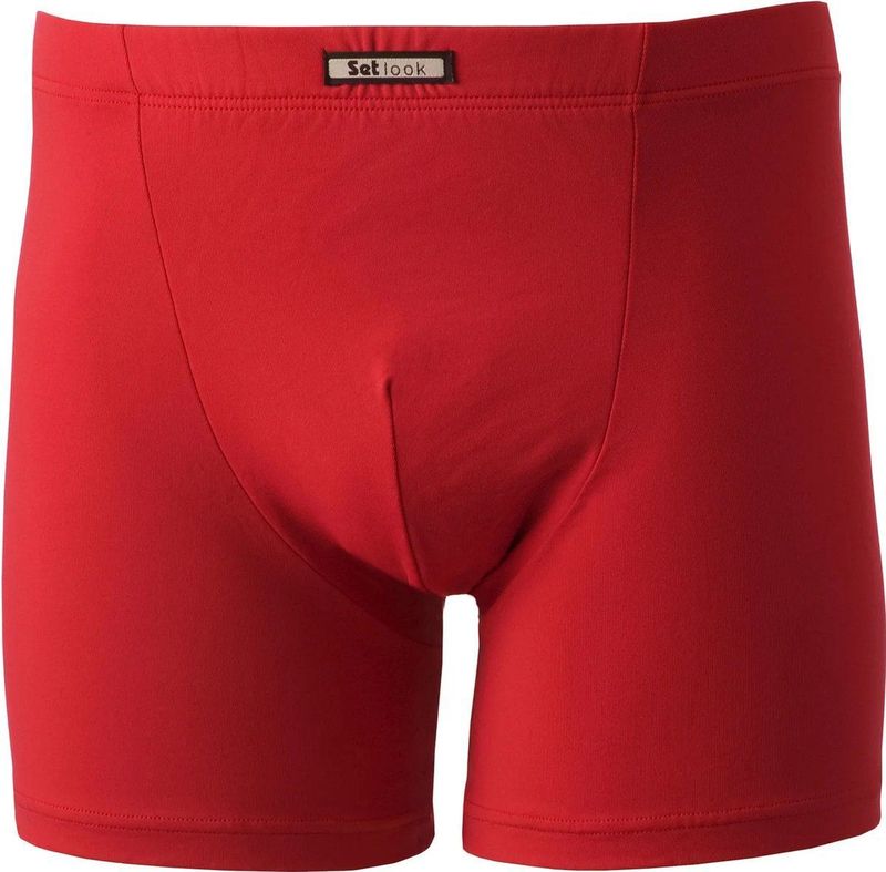 Set-Look - Microfiber Boxershort 1878 - Rood - Heren Onderbroek