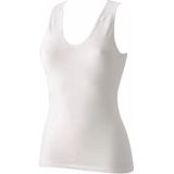 Dames - Hemdje 7528 - Katoenen Onderhemd V-hals - Wit