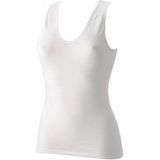 Dames - Hemdje 7528 - Katoenen Onderhemd V-hals - Wit