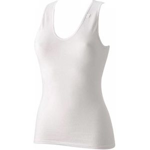 Dames - Hemdje 7528 - Katoenen Onderhemd V-hals - Wit