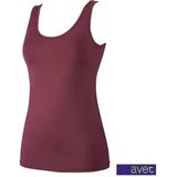 Avet - 7591 - Dames Hemd - Granaat - Microfiber