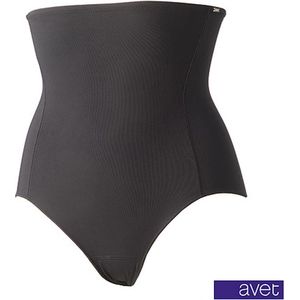 Avet - Hoge Shapewear Brief - Zwart - Corrigerende Hoge Slip Dames - Badstof Kruisje