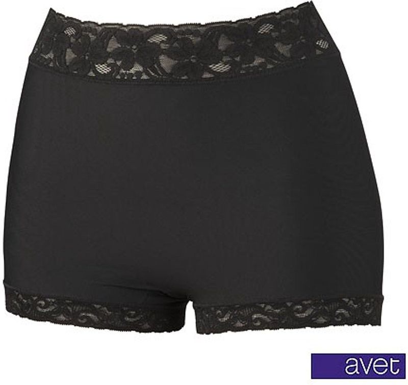 Avet - Short - Zwart - Microfiber - Licht Corrigerend