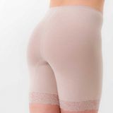 Avet - Dames Boxershort Lange Pijpjes Kant 38490 - Huidskleur - Microfiber Ondergoed