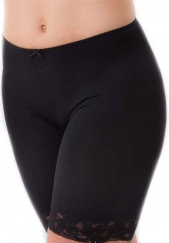 Avet - Boxershort Lange Pijpjes Kant 38490 - Zwart - Microfiber Ondergoed