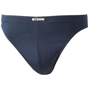 Look - Heren String - Microfiber - Donkerblauw - Zwart - Rood