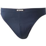 Look - Heren String - Microfiber - Donkerblauw - Zwart - Rood