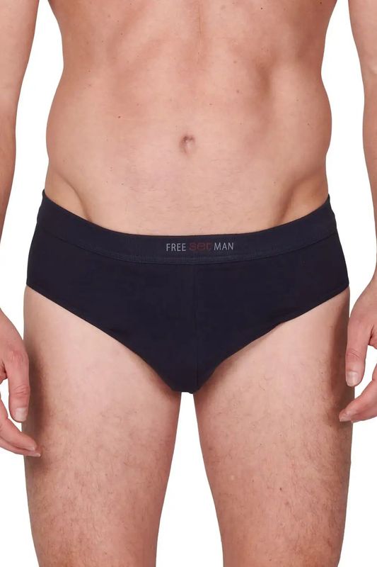 Set - Underwear Freeman - Heren Slip - Blauw - Katoen - Zachte Tailleband