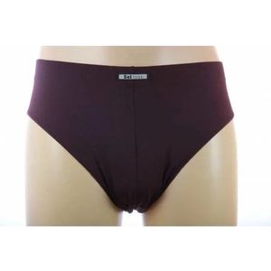 13070 Underwear Freeman heren slip - Katoenen heren onderbroek - Tunnen elastiek - Zachte tailleband  - Aubergine