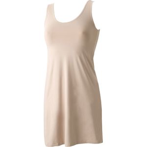 Gladde onderjurk microfiber - 79090 - wit - zwart - huidskleur