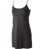 Avet - Onderjurk - Glad Microfiber - Zwart - 90% Polyamide 10% Lycra