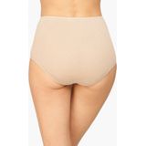 Avet - Taille Slip - Badstof Kruisje - Zwart, Wit, Beige - Katoen, Lycra