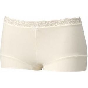 Avet - Boxershort Microfiber Kant 38832 - Kanten Ondergoed - Wit en Zwart