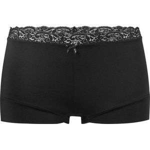 Avet - Boxershort - Wit en Zwart - Microfiber - Kanten Band