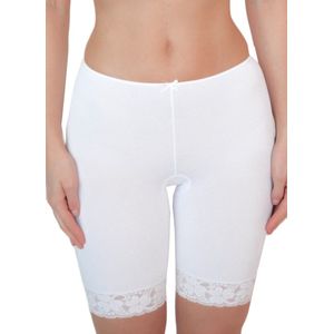 Avet dames short met lange pijp 3849 kant zwart microvezel - XXL