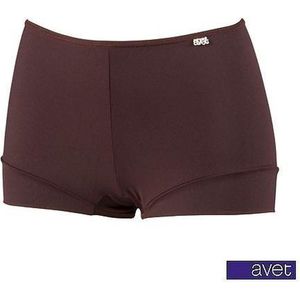 Avet ondergoed 3844 dames boxershort - Comfort short - Vrouwen onderbroek badstof  kruisje  - Bordeaux