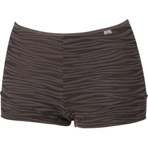 Dames boxershort Zebra - Microfiber - dames onderbroek - S - Bruin