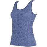 Avet - Dames Hemd - Blauw - Microfiber