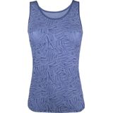 Avet - Dames Hemd - Blauw - Microfiber