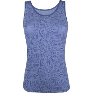 Avet - Dames Hemd - Blauw - Microfiber