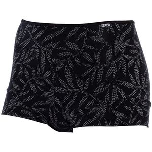 Dames Boxershort - Bicolor - Zwart - Microfiber